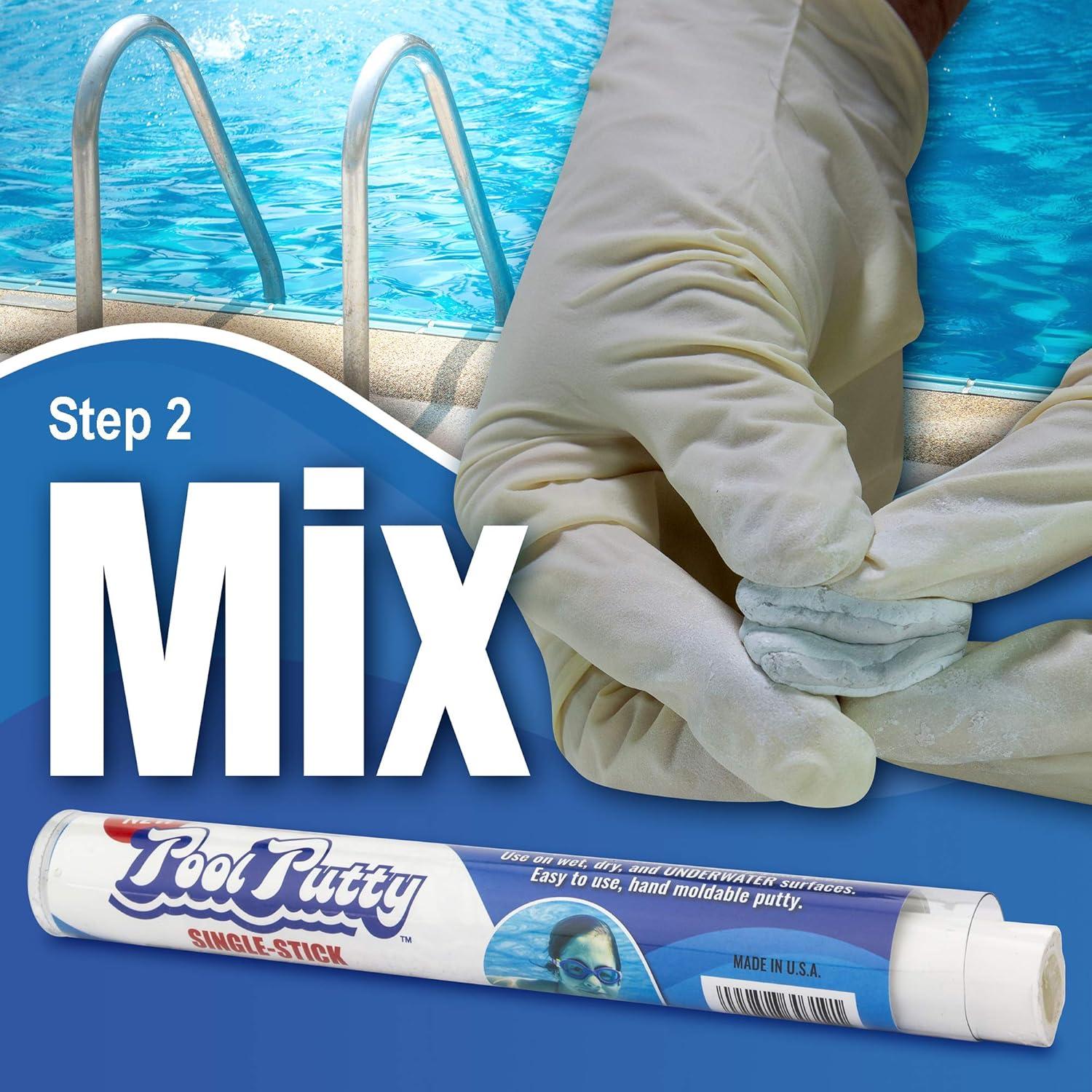 Masilla Epóxica Epoxybond 2 oz para Reparación de Piscinas