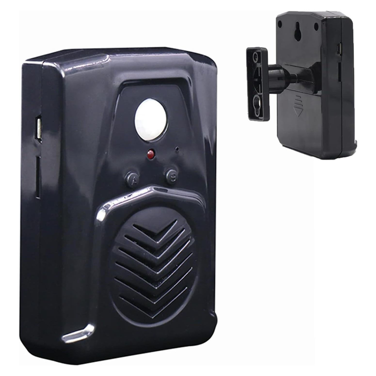 Sensor de Movimiento con Reproductor de Sonido XYszpcgs Negro