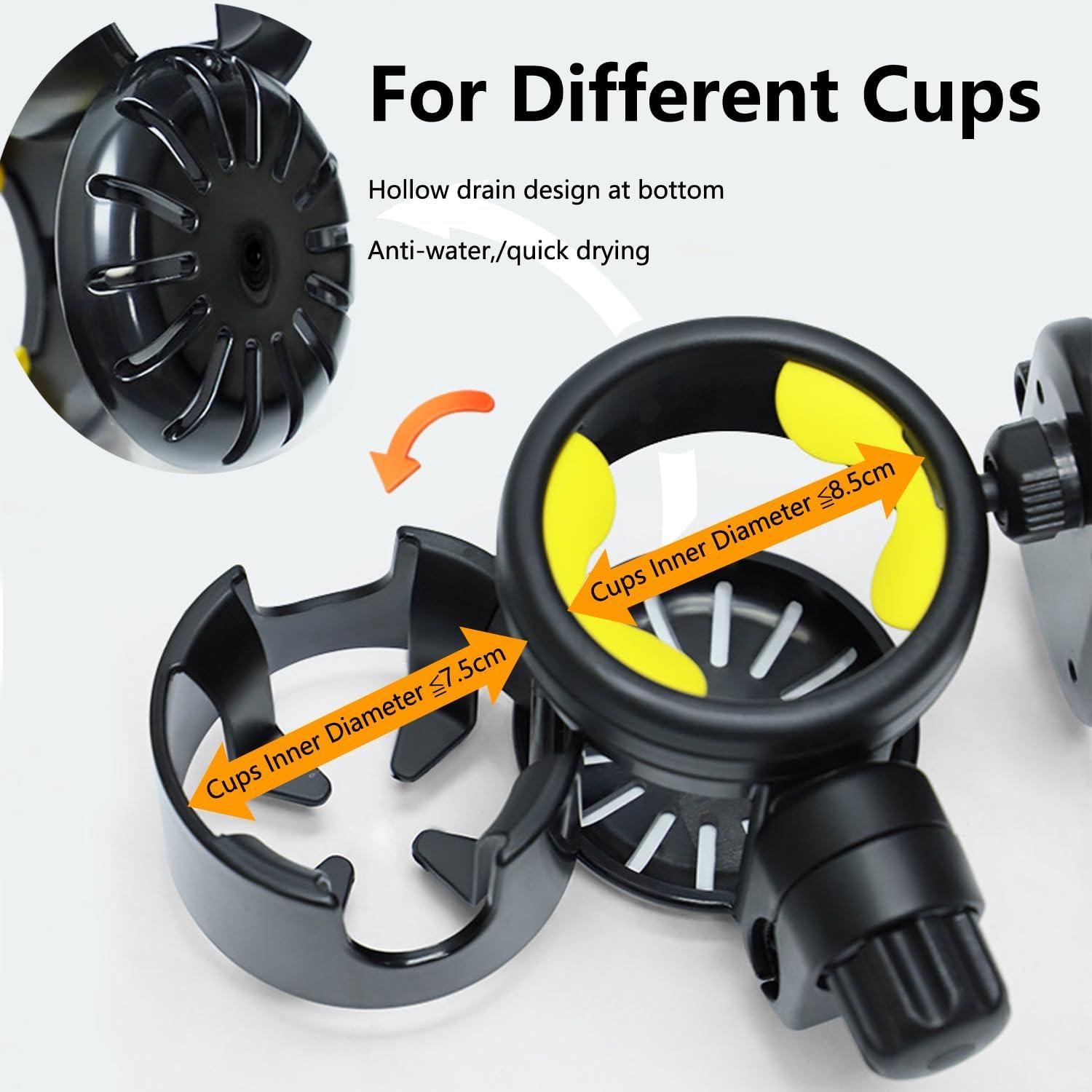 Soporte 3en1 para Tazas y Teléfono SteAnny - Negro