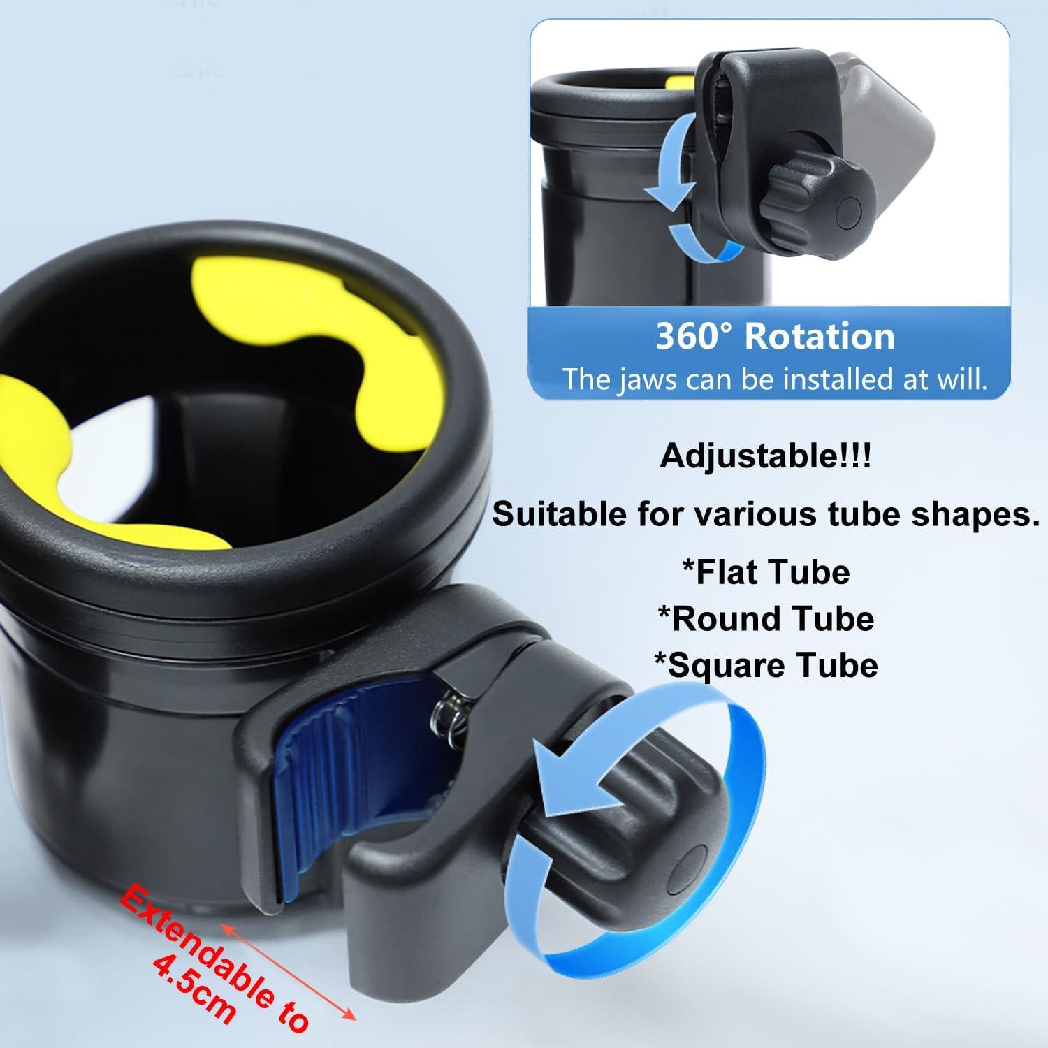 Soporte 3en1 para Tazas y Teléfono SteAnny - Negro