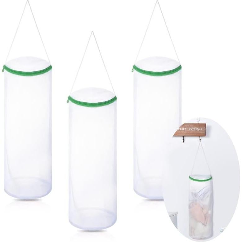 Bolsa de Lavandería Boao para Calcetines - 3 Piezas Malla