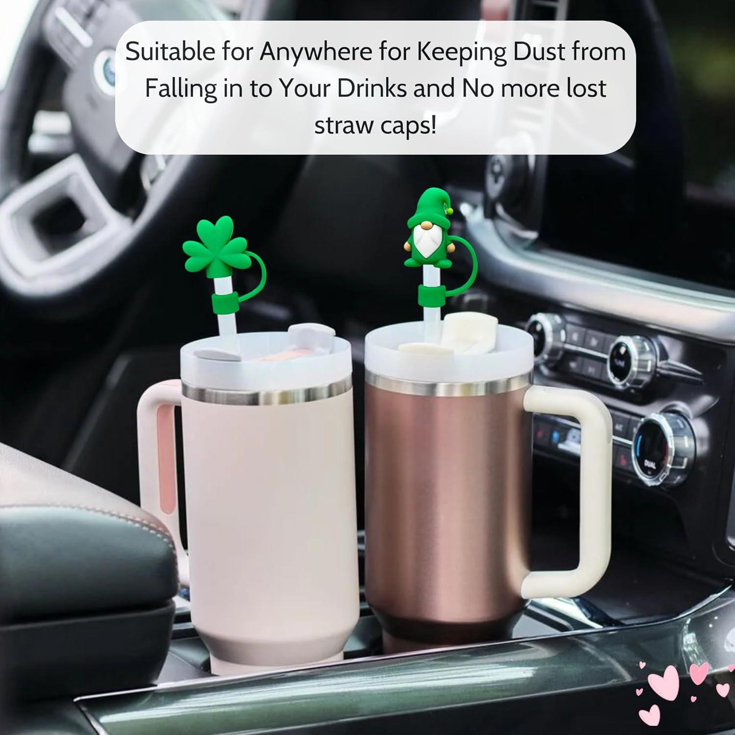 Cubiertas de Silicona para Pajitas Bimoha - 5 Pcs San Patricio