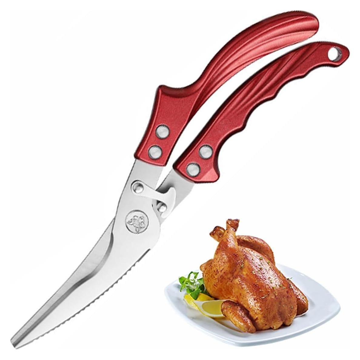 Tijeras de Cocina Profesionales Roczipeng de Acero Inoxidable 25.4 cm