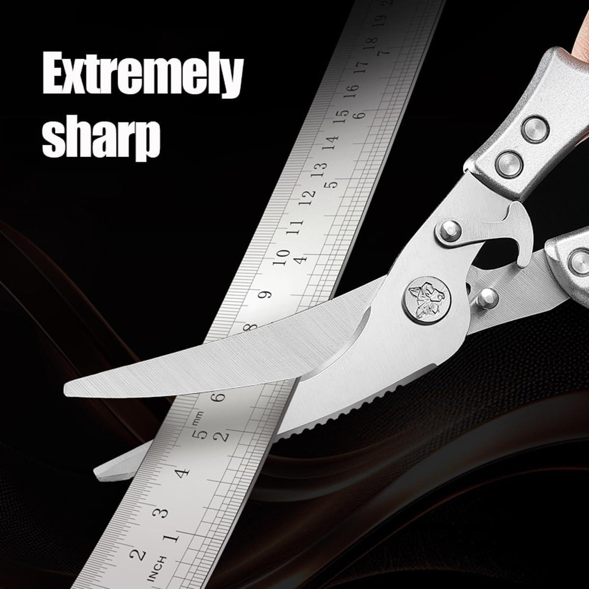 Tijeras de Cocina Profesionales Roczipeng de Acero Inoxidable 25.4 cm