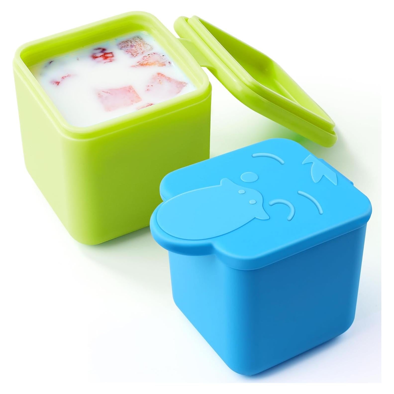 Contenedores de Silicona Homotte 4oz a Prueba de Fugas - 2 Piezas