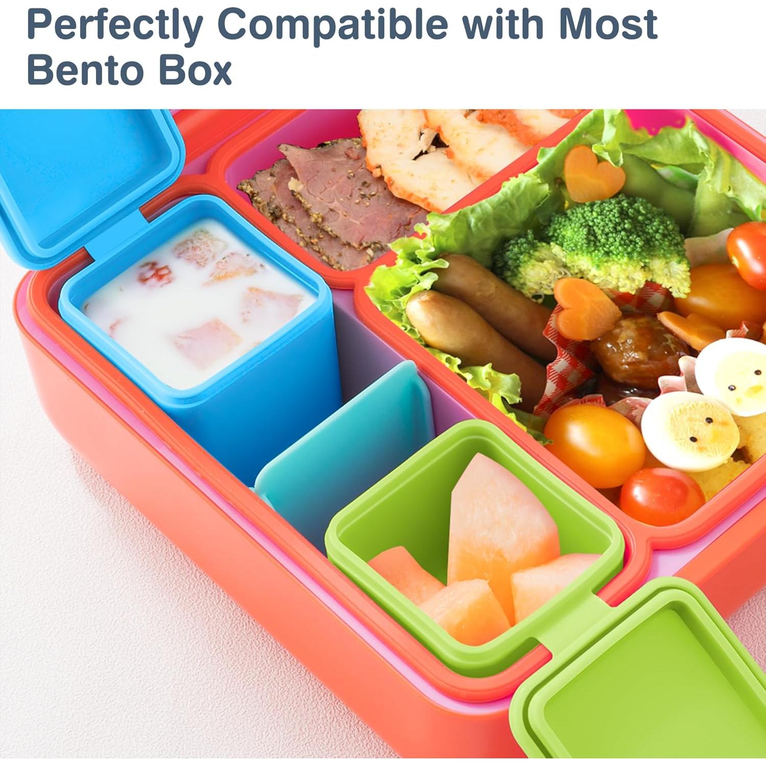 Contenedores de Silicona Homotte 4oz a Prueba de Fugas - 2 Piezas