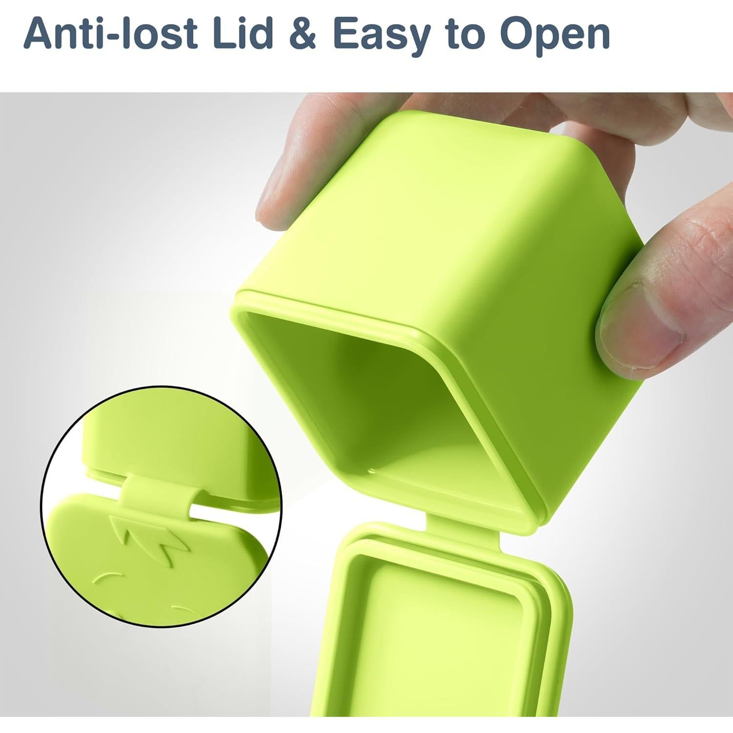 Contenedores de Silicona Homotte 4oz a Prueba de Fugas - 2 Piezas