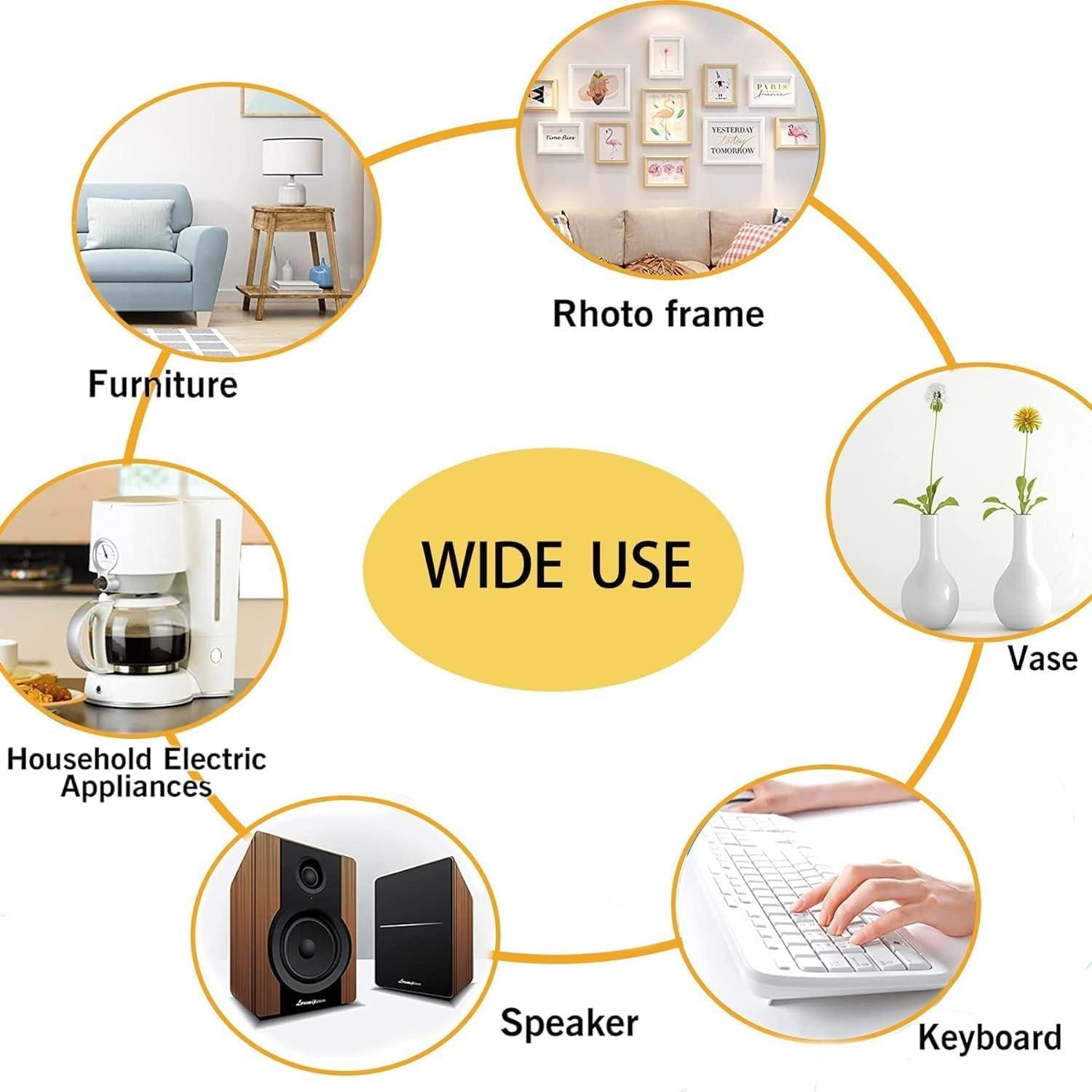 Almohadillas Antideslizantes ESEHGS para Muebles 76.2 cm