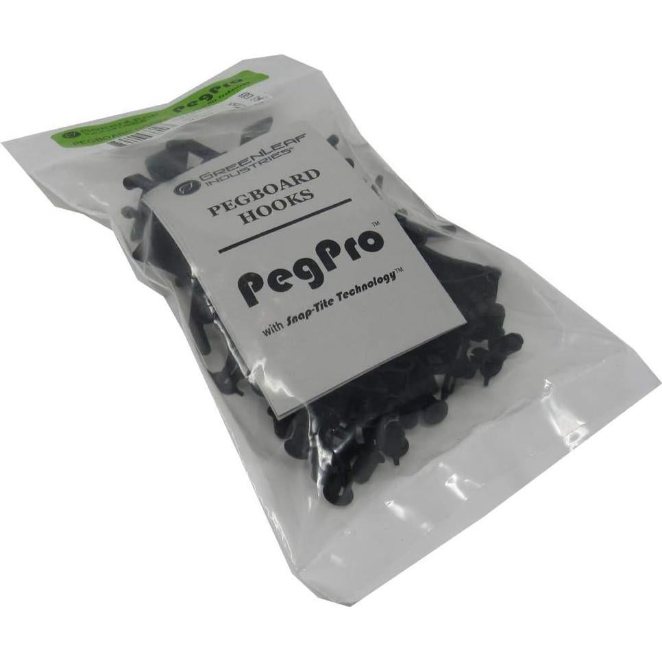 Ganchos de Plástico PegPro® 1" para Tablero de Clavos - 24 Piezas