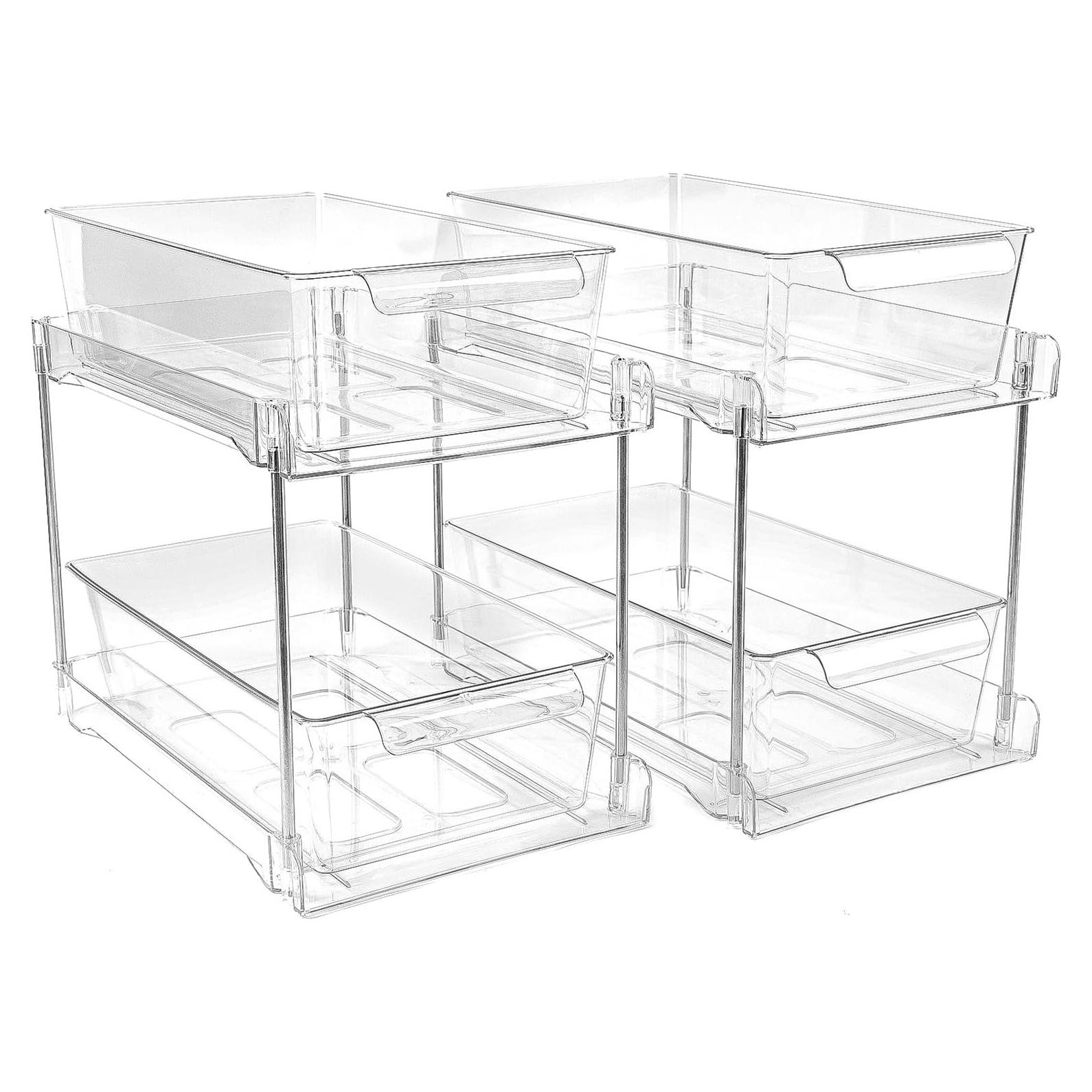 Organizadores de Baño Zero Zoo - 2 Niveles Apilables 31.7x19cm