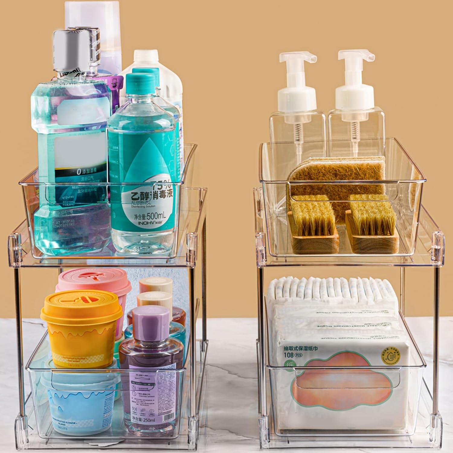 Organizadores de Baño Zero Zoo - 2 Niveles Apilables 31.7x19cm