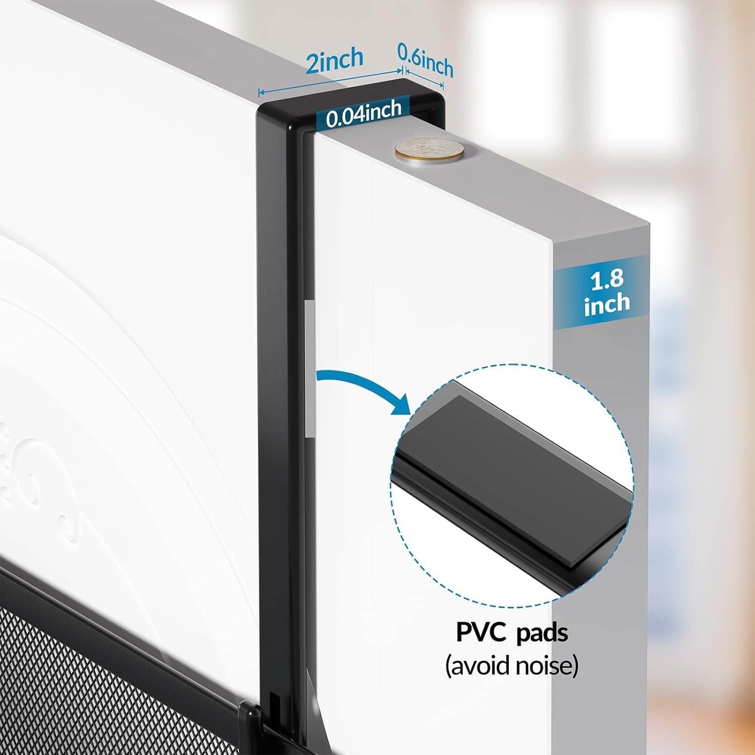 Organizador de Puerta Aimeaihe con 10 Ganchos y Canasta Negra