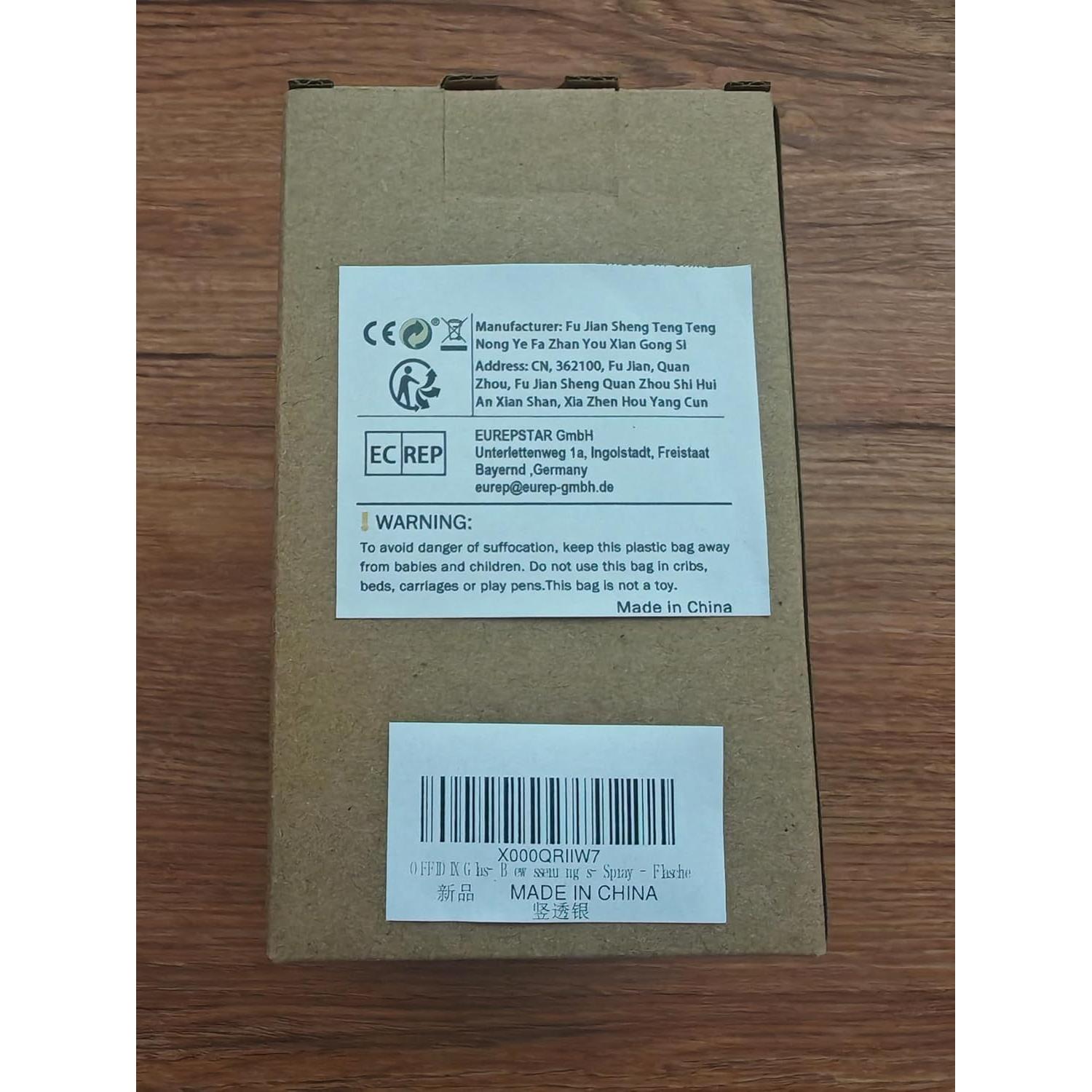 Botella de Spray de Vidrio OFFIDIX 200ml Vintage para Plantas