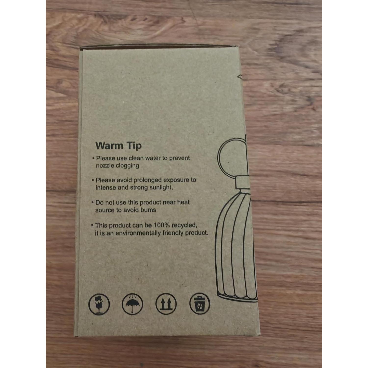 Botella de Spray de Vidrio OFFIDIX 200ml Vintage para Plantas