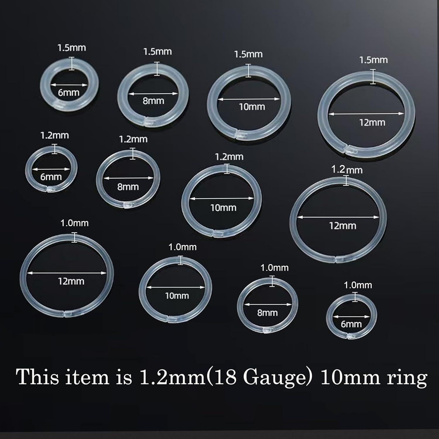 Conjunto de Joyería Corporal Hipoalergénica Melimarry 18G