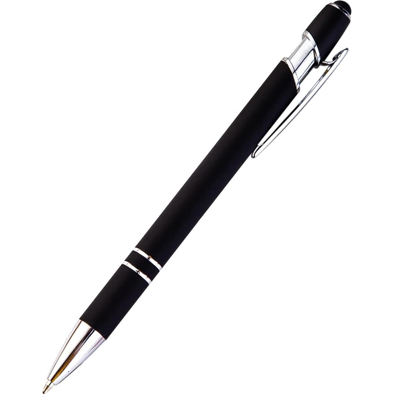 Bolígrafos Estilográficos PASISIBICK 12 Piezas Tinta Negra 1mm