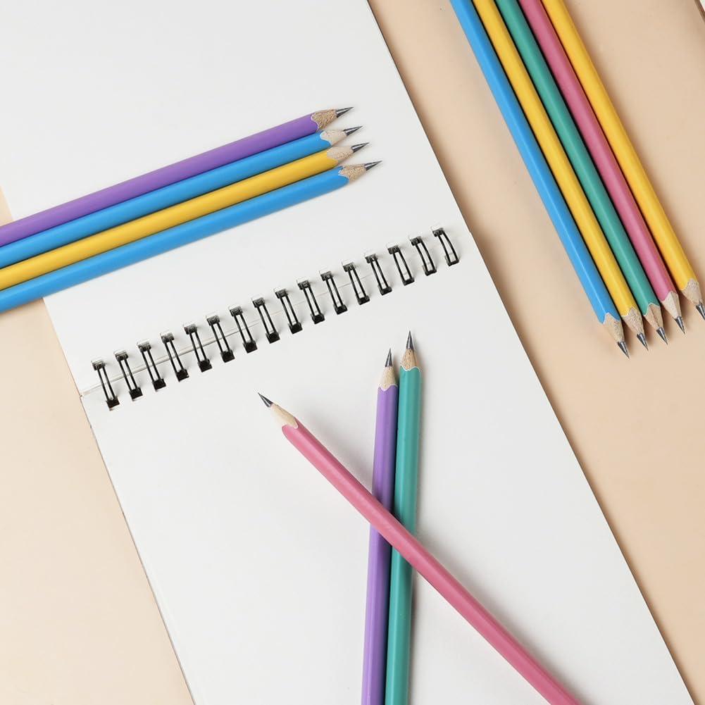 Lápices de Madera AUAUY #2 HB con Borrador - 12 Pcs