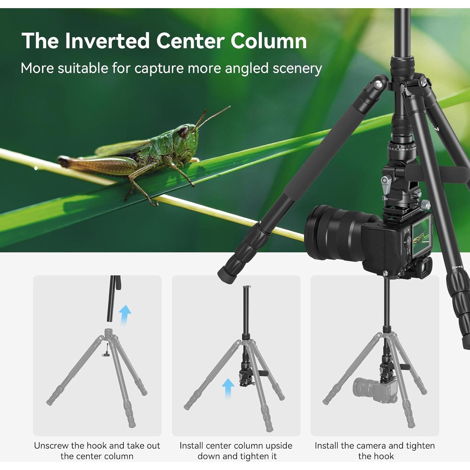 Trípode de Video SmallRig CT195 73" con Cabezal Fluido