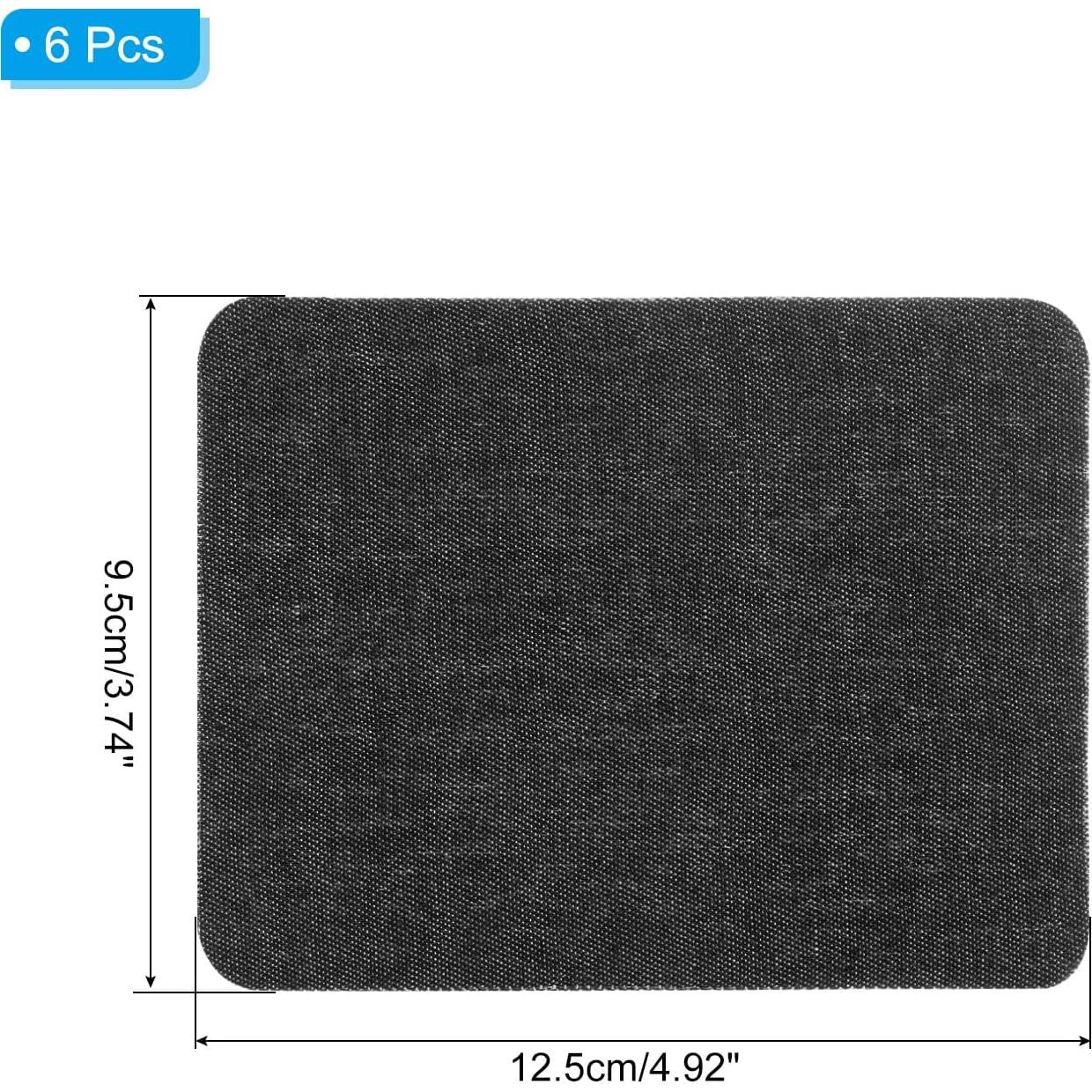 Parches de Tela de Denim para Planchar PATIKIL - 6 Pcs 12.5x9.5cm