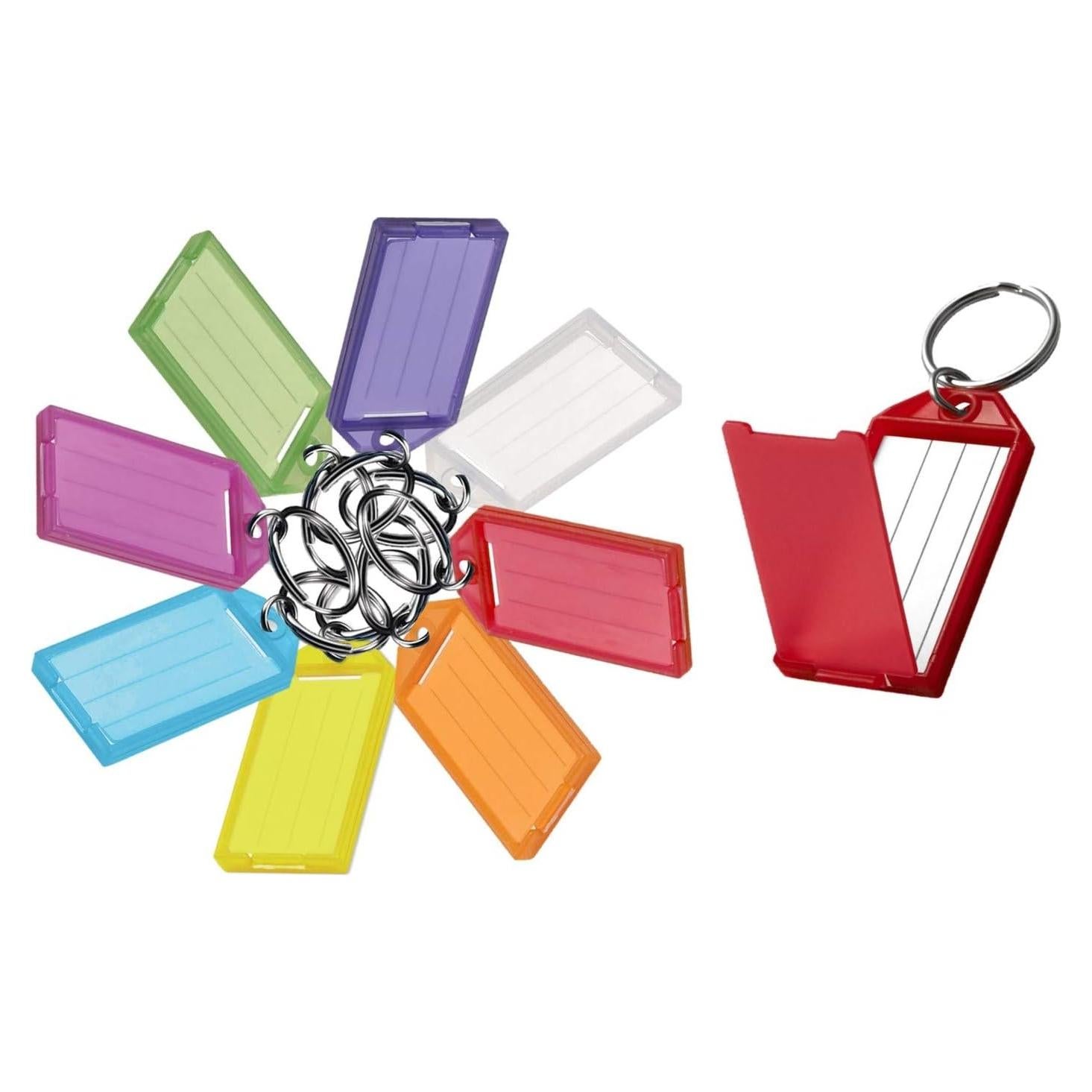 Etiquetas de Clave Lucky Line Surtido 10 Piezas Polipropileno