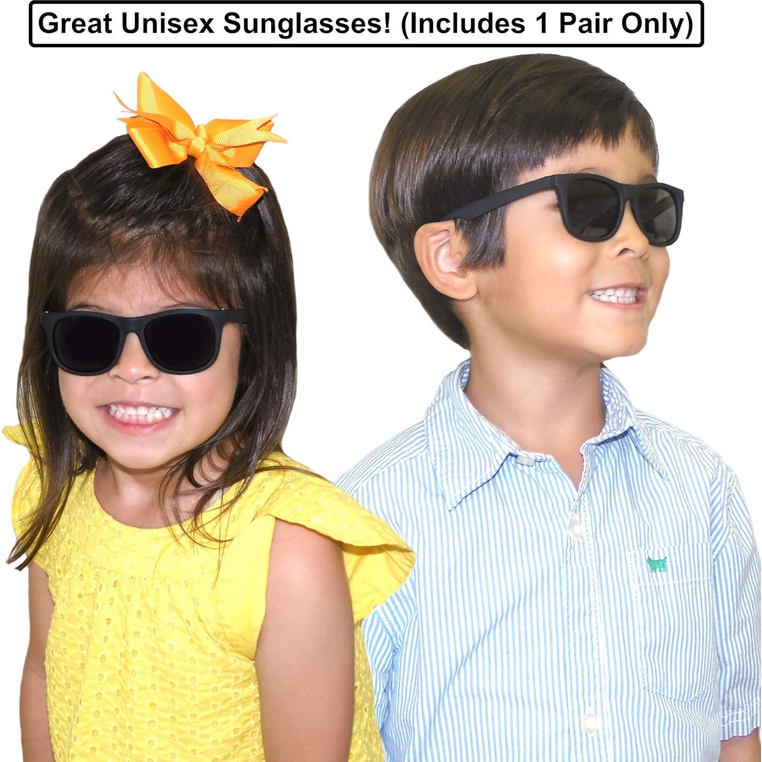 Gafas de sol vintage para bebés 0-1 año - Correas elásticas