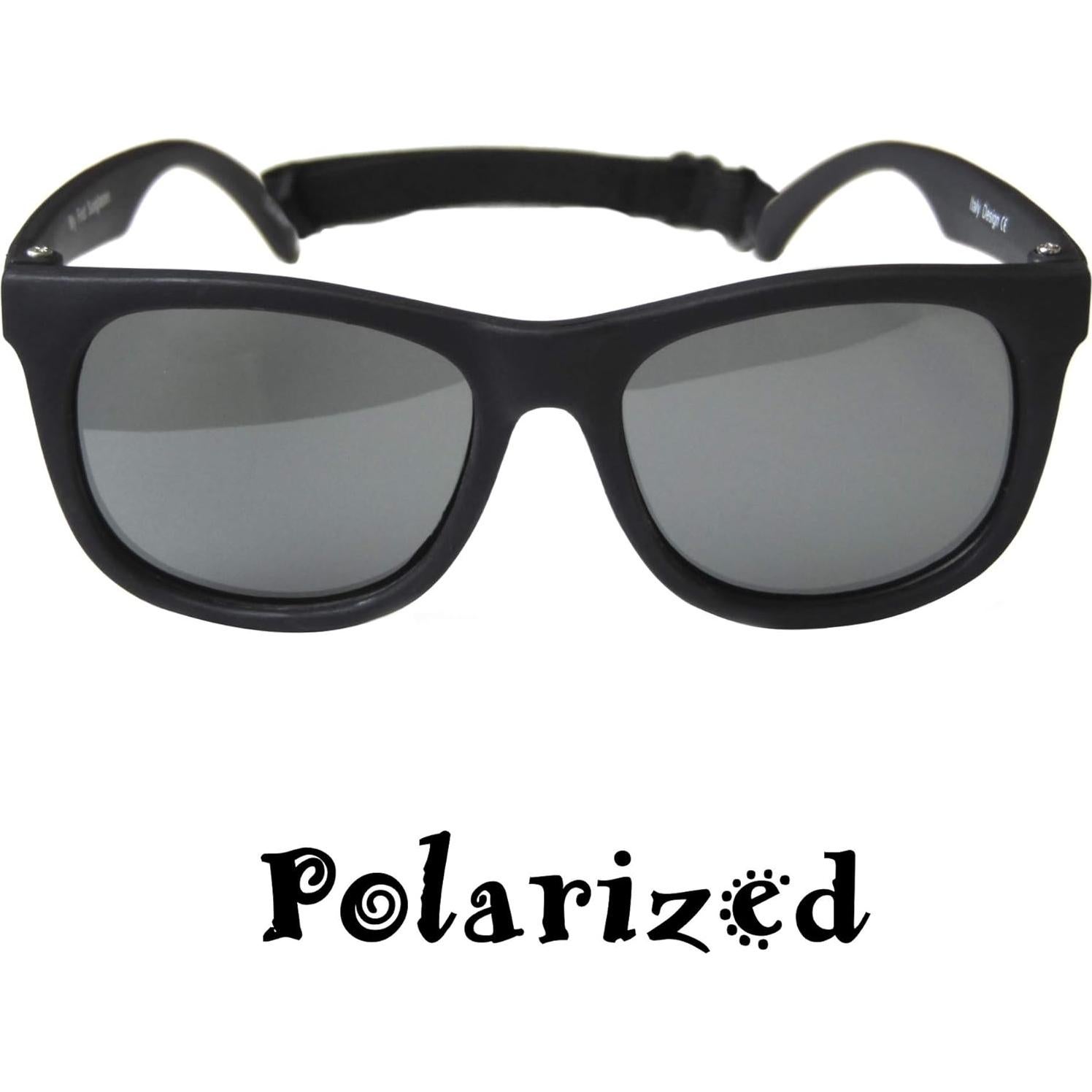 Gafas de sol vintage para bebés 0-1 año - Correas elásticas