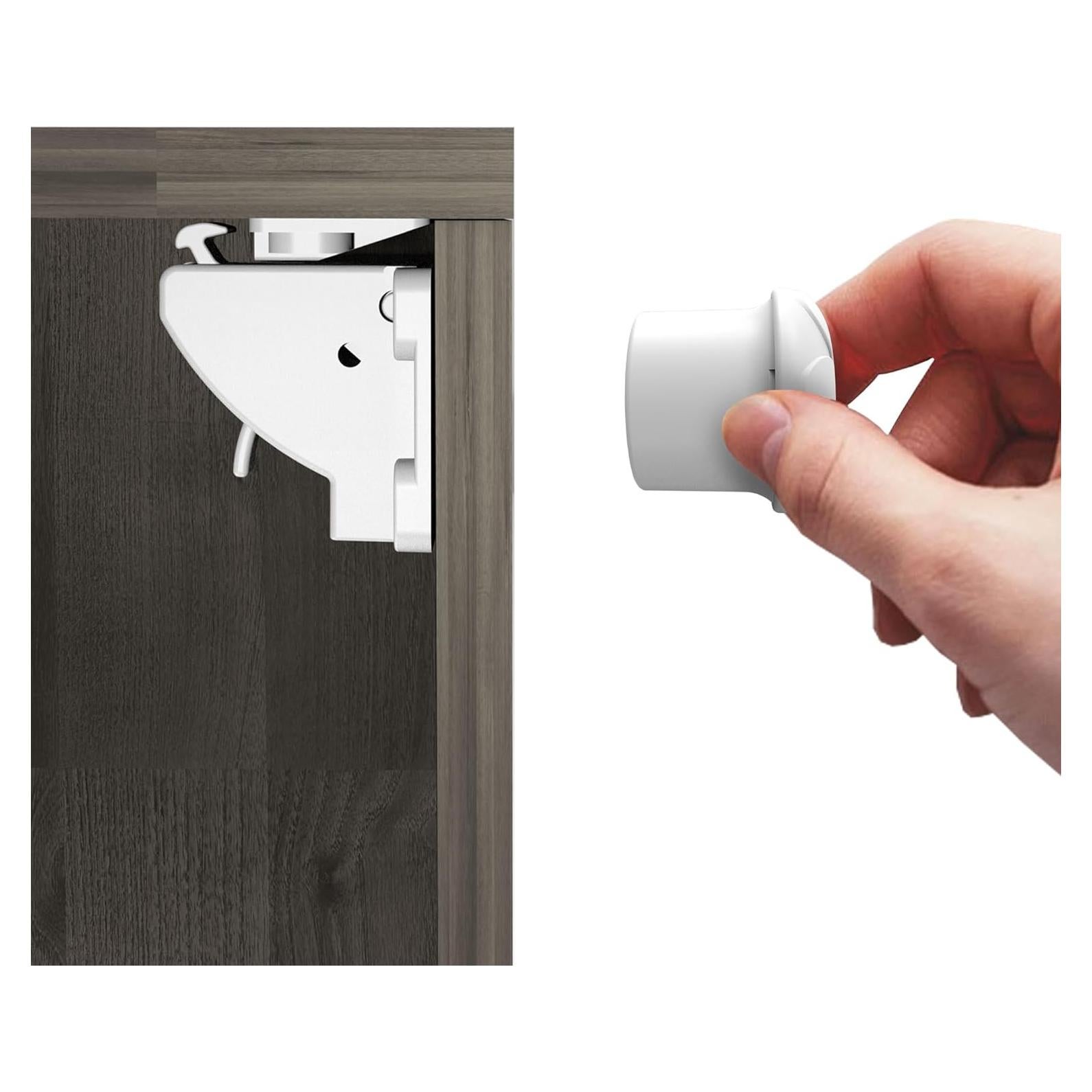 Cerraduras Magnéticas para Gabinetes Corazón de Tafiti - 6 Piezas