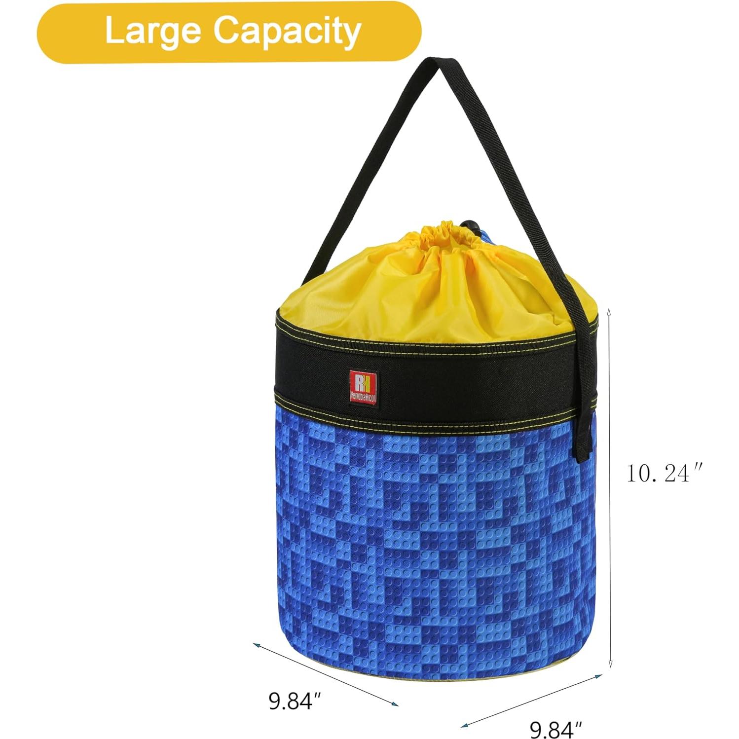 Bolsa Organizadora de Juguetes Remobia Hicol Azul 28x25cm