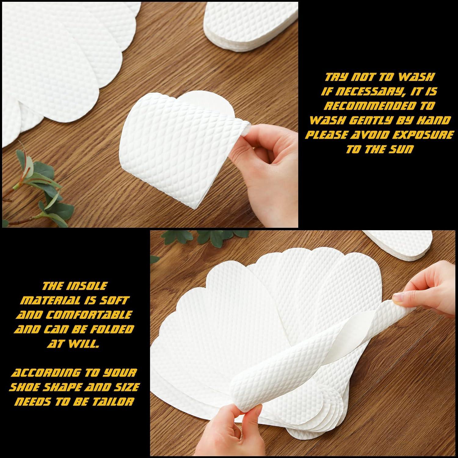 Forros Desechables para Zapatos Geyoga 24 Pares Transpirables