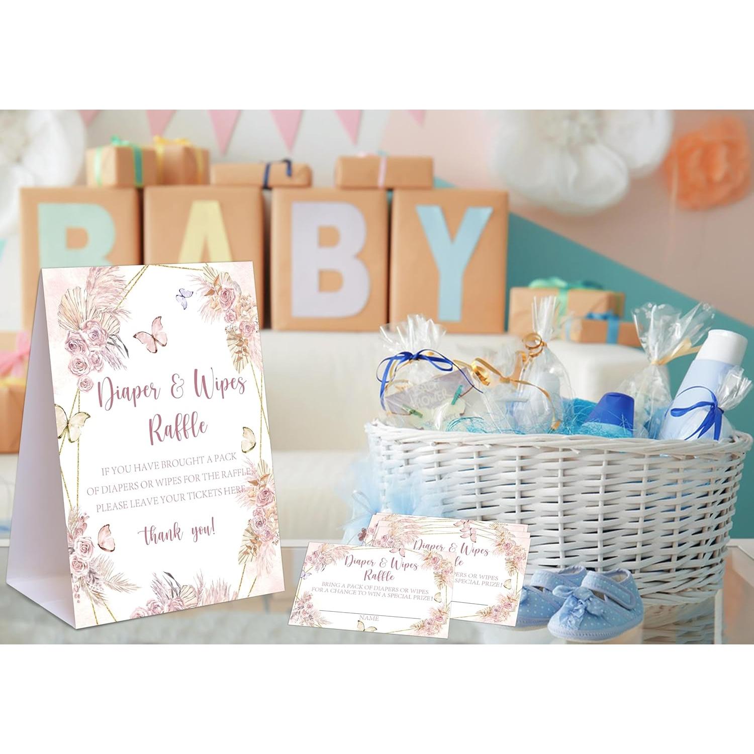 Juegos de Baby Shower Boho Floral Woukaup - 50 Invitados