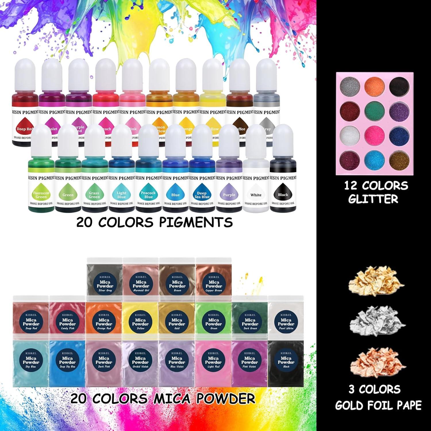 KISREL Resina Epóxica 1 Galón - Kit Completo para Manualidades