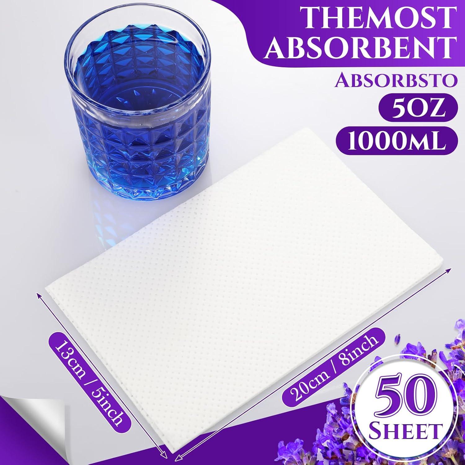 Almohadillas Absorbentes Desechables TrelaCo 50 Pcs Lavanda