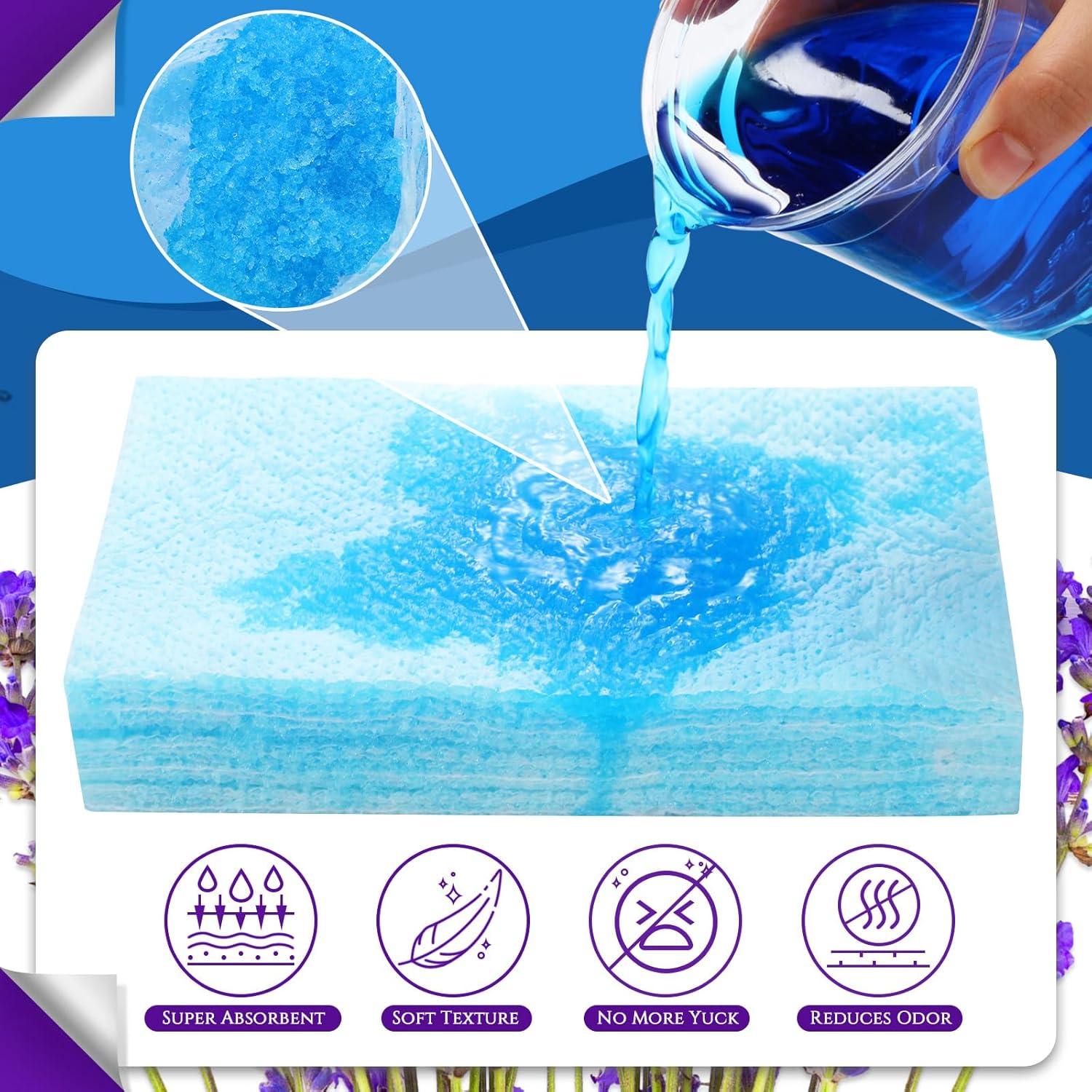 Almohadillas Absorbentes Desechables TrelaCo 50 Pcs Lavanda