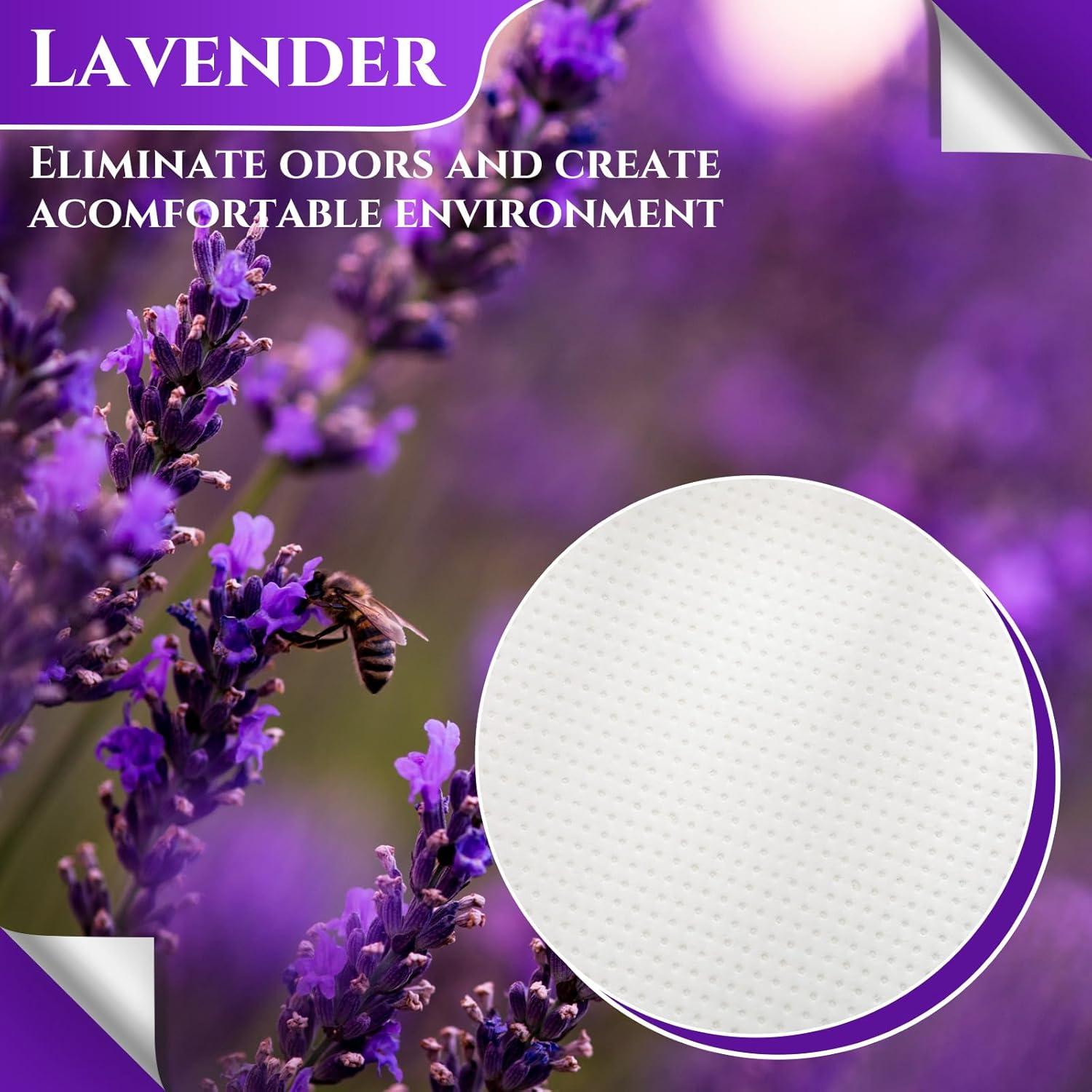 Almohadillas Absorbentes Desechables TrelaCo 50 Pcs Lavanda