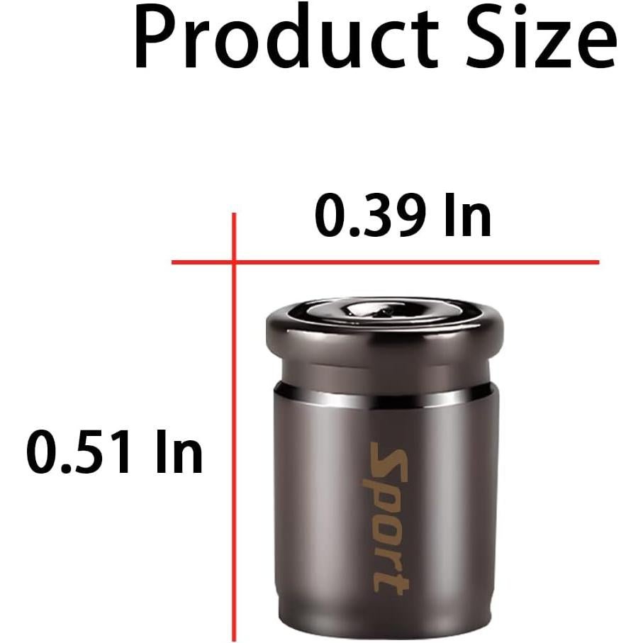 Tapa de Válvula de Neumático AICEL Antirrobo 4 Piezas Negro