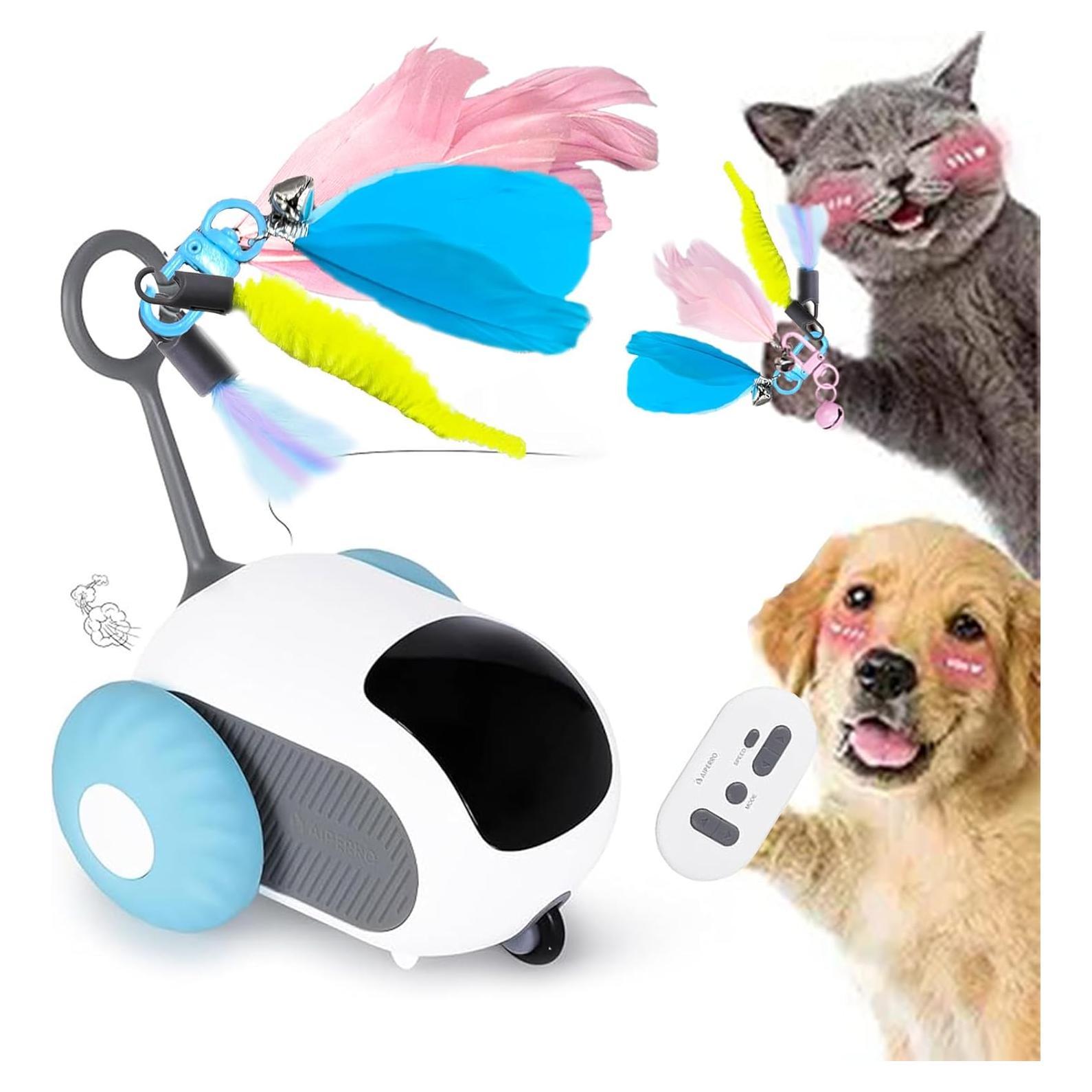 Juguete Interactivo para Gatos FOUR ANGELS Turbo Tail 2 Velocidades