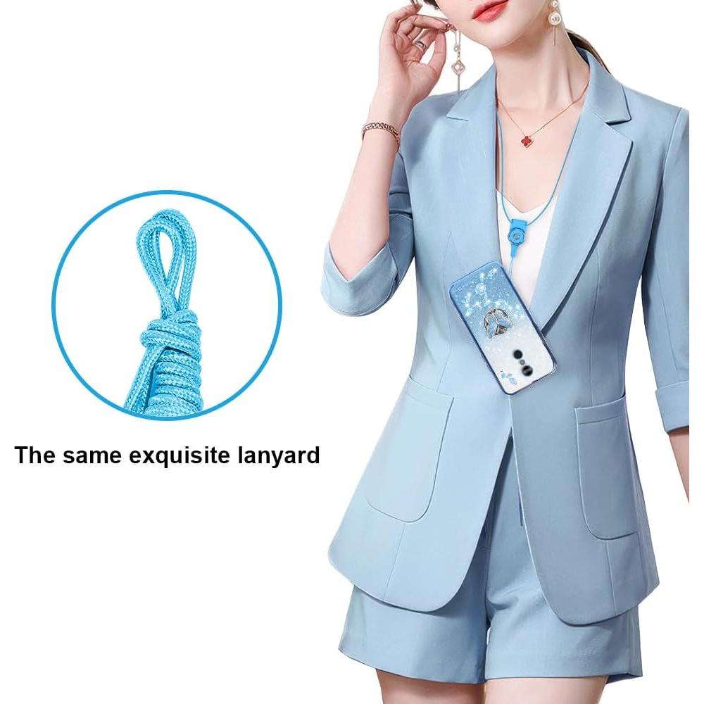 Funda de Teléfono LG Stylo 4/4 Plus TPU Azul Floral