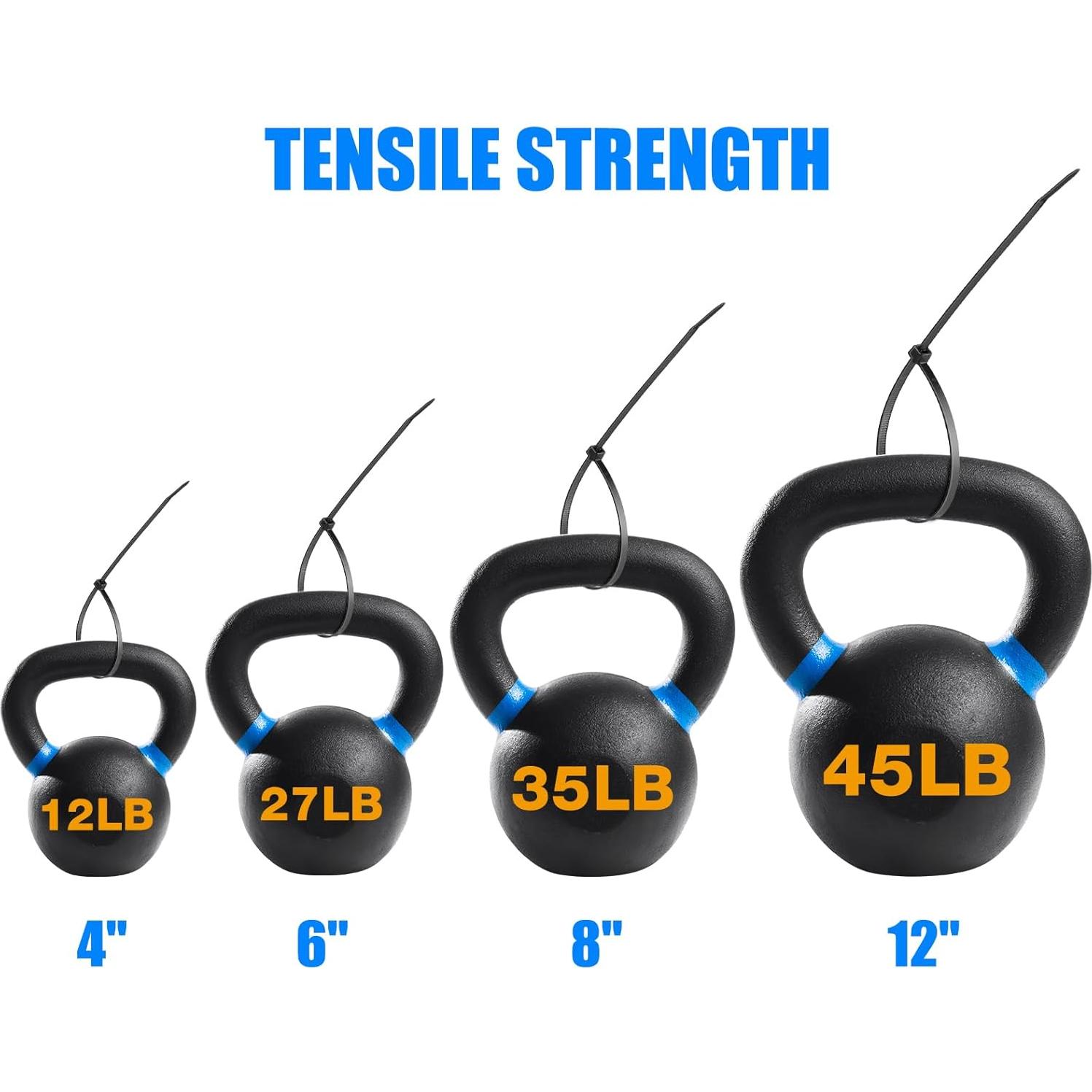 3000 Bridas de Cable Nylon Geosar 10.16-30.48 cm Negras