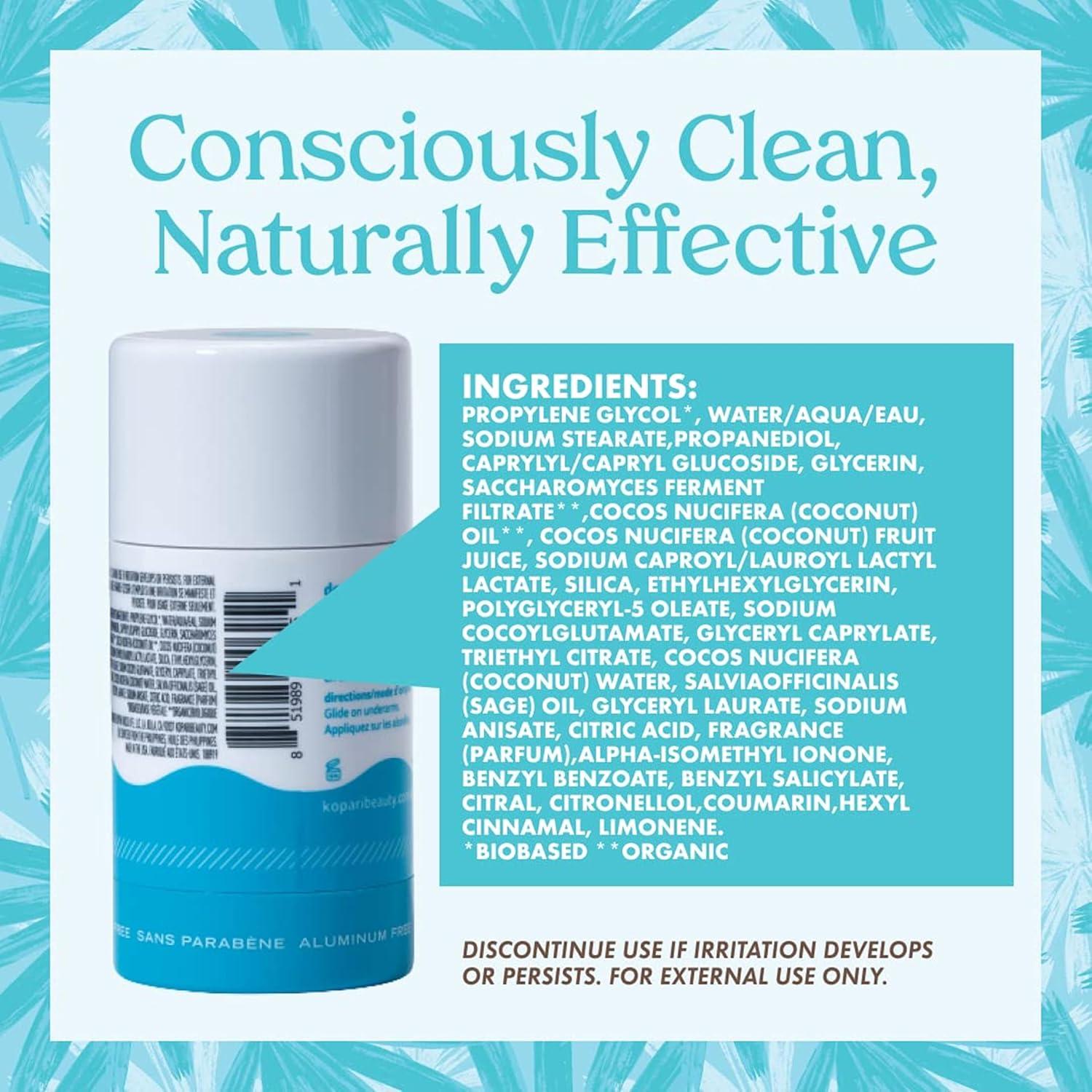 Desodorante Natural Kopari Coco Playa 140 g Sin Aluminio