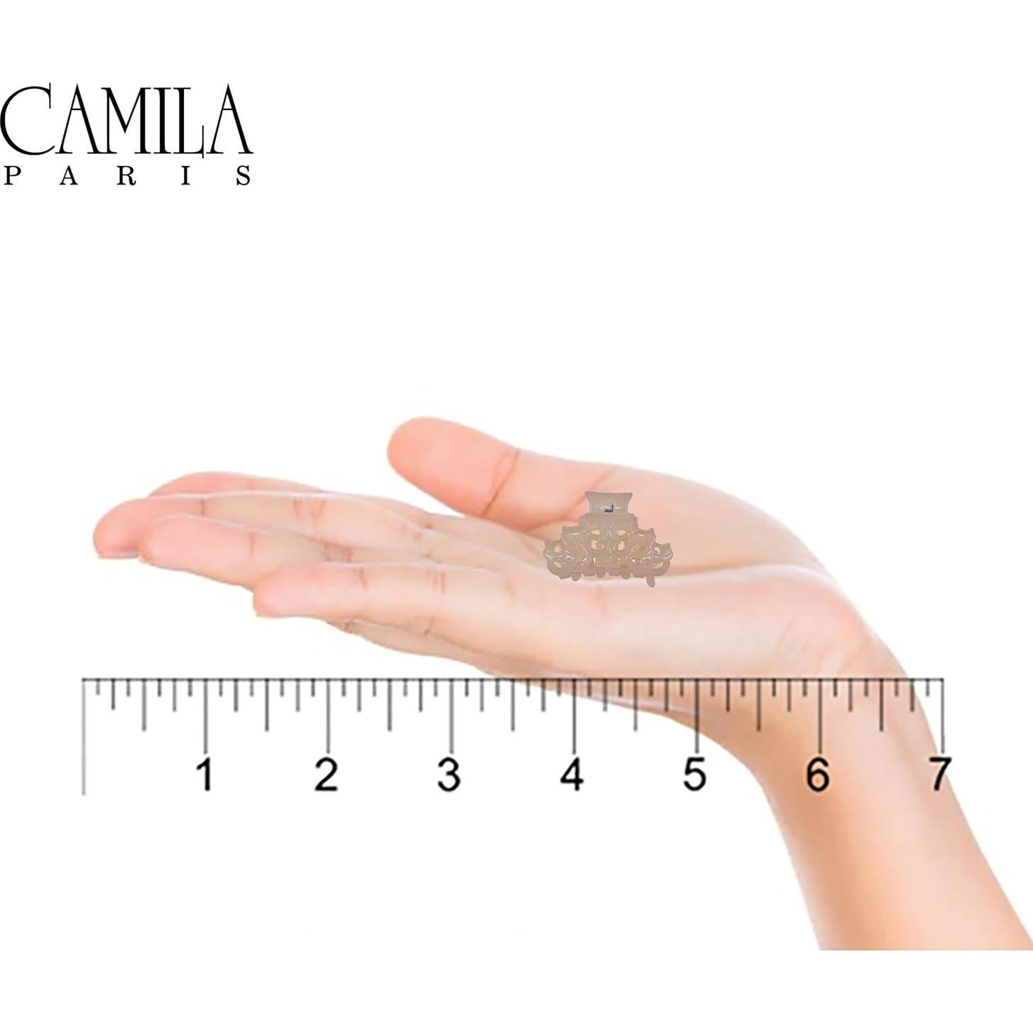 Set de 2 Clips de Pelo Franceses Camila Paris Ámbar 2.54 cm