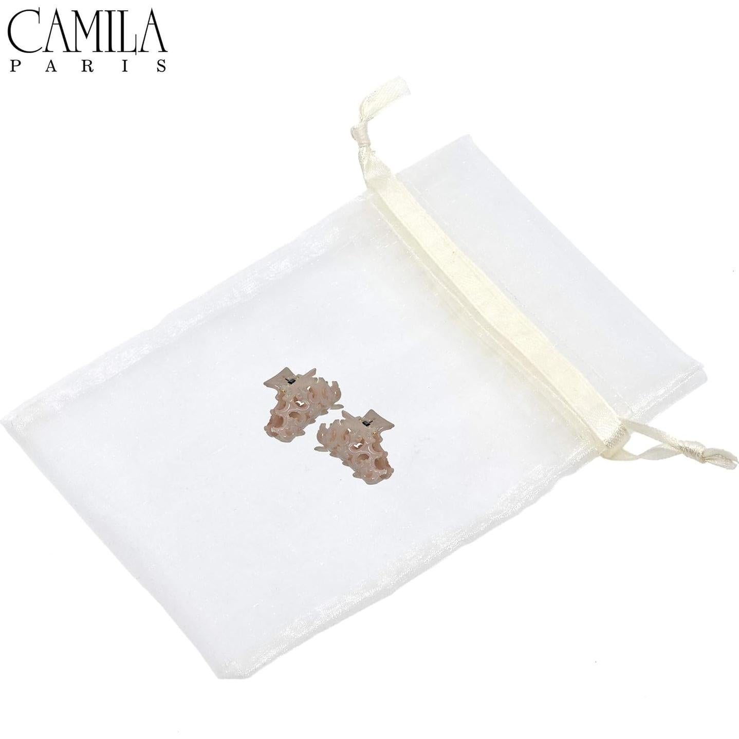 Set de 2 Clips de Pelo Franceses Camila Paris Ámbar 2.54 cm