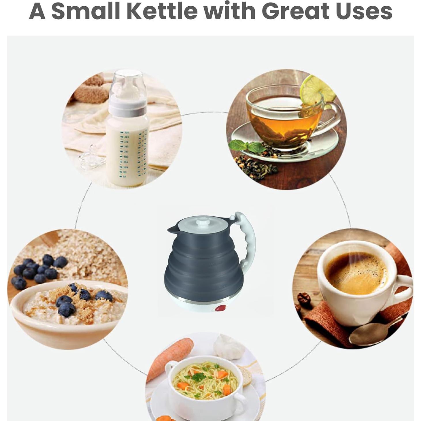 Hervidor Eléctrico Plegable DOFQQG DF-100-PKB Negro 430g