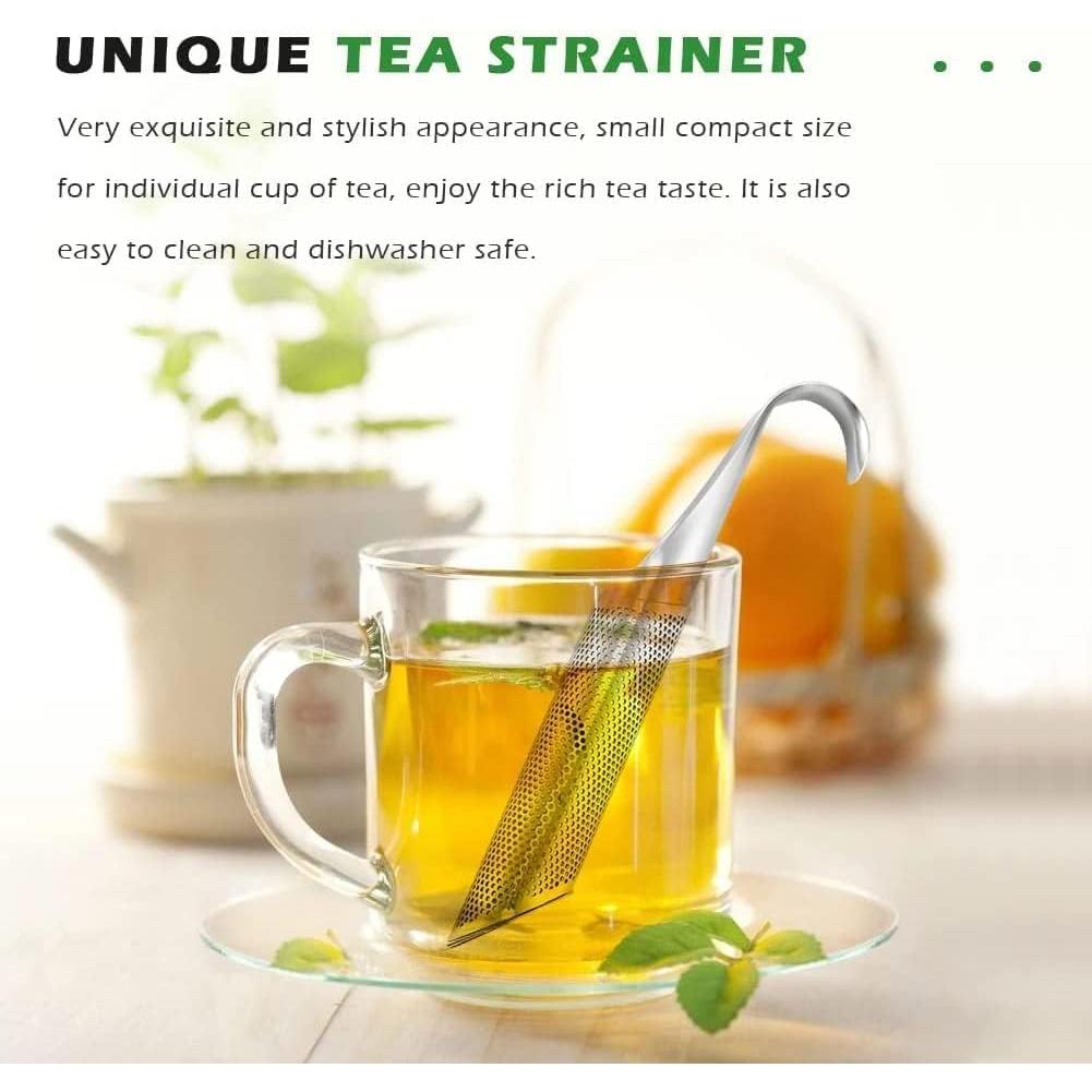 Set 2 Coladores de Té Acero Inoxidable Shelling Home 14.5 cm