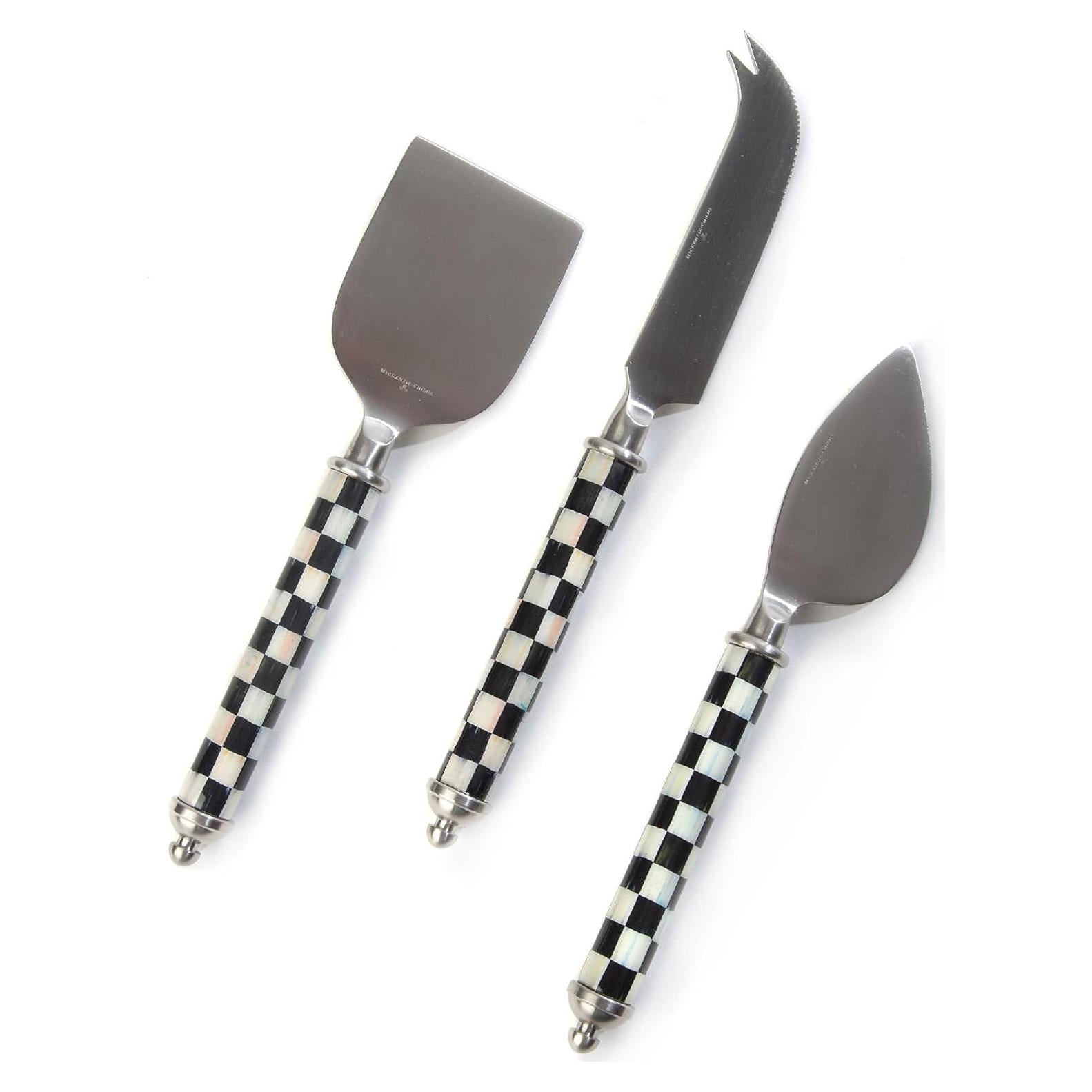 Juego de Cuchillos para Queso MacKenzie-Childs 3 Piezas Acero Inoxidable