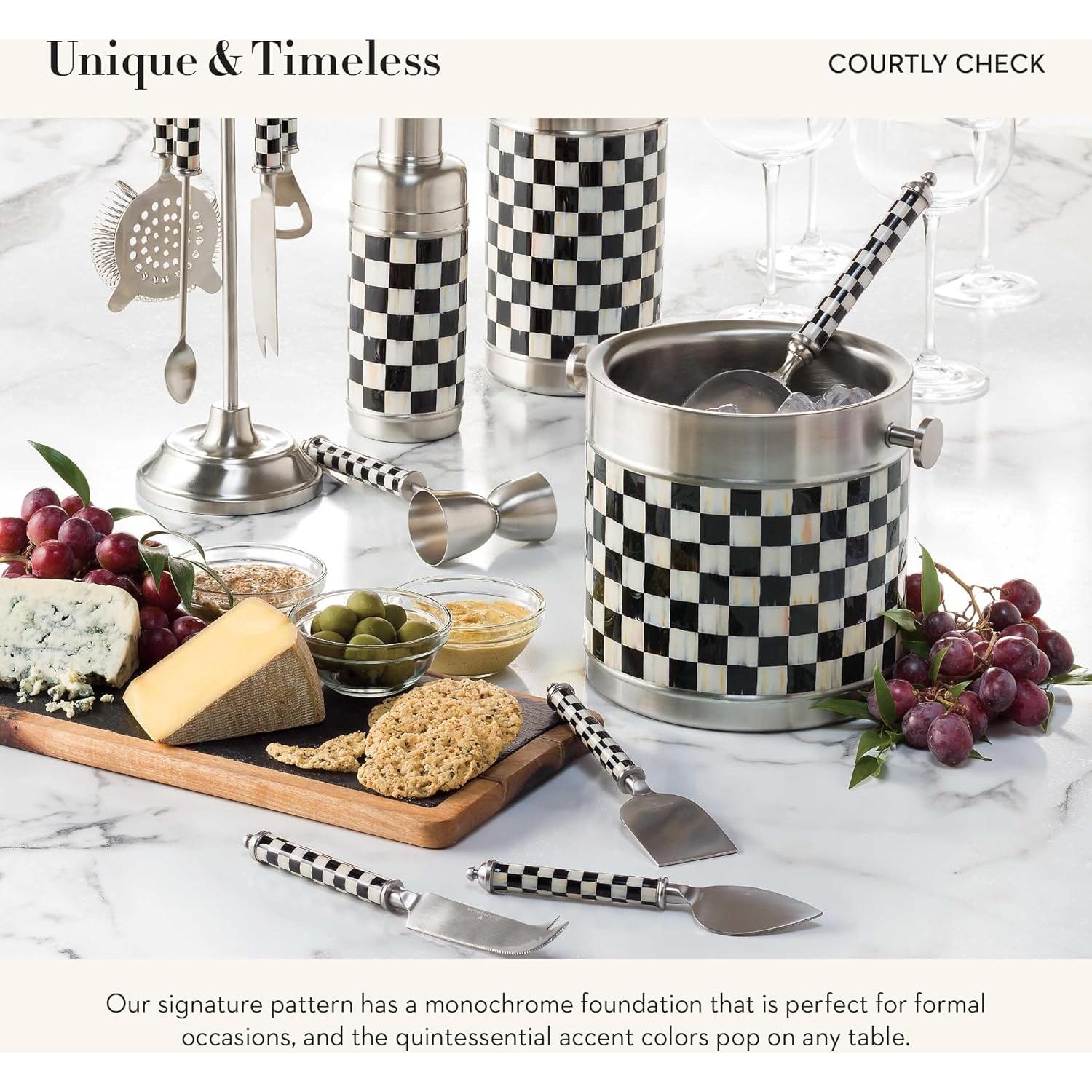 Juego de Cuchillos para Queso MacKenzie-Childs 3 Piezas Acero Inoxidable