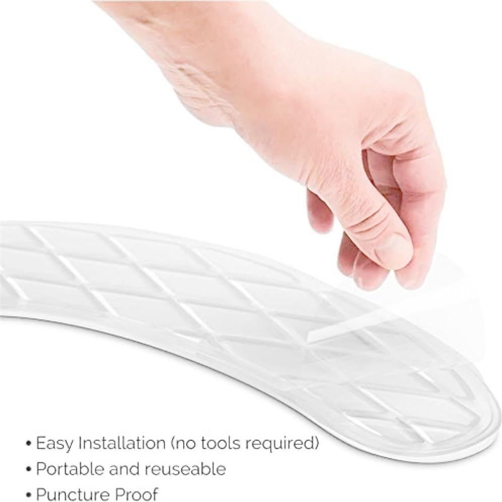 Cojín de Gel Genérico para Asiento de Inodoro Transparente