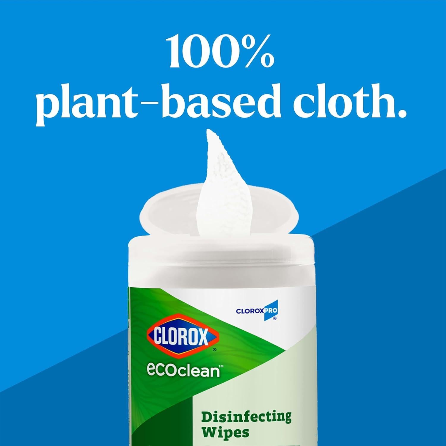 Toallitas Desinfectantes Clorox EcoClean 75 Unidades a Base de Plantas