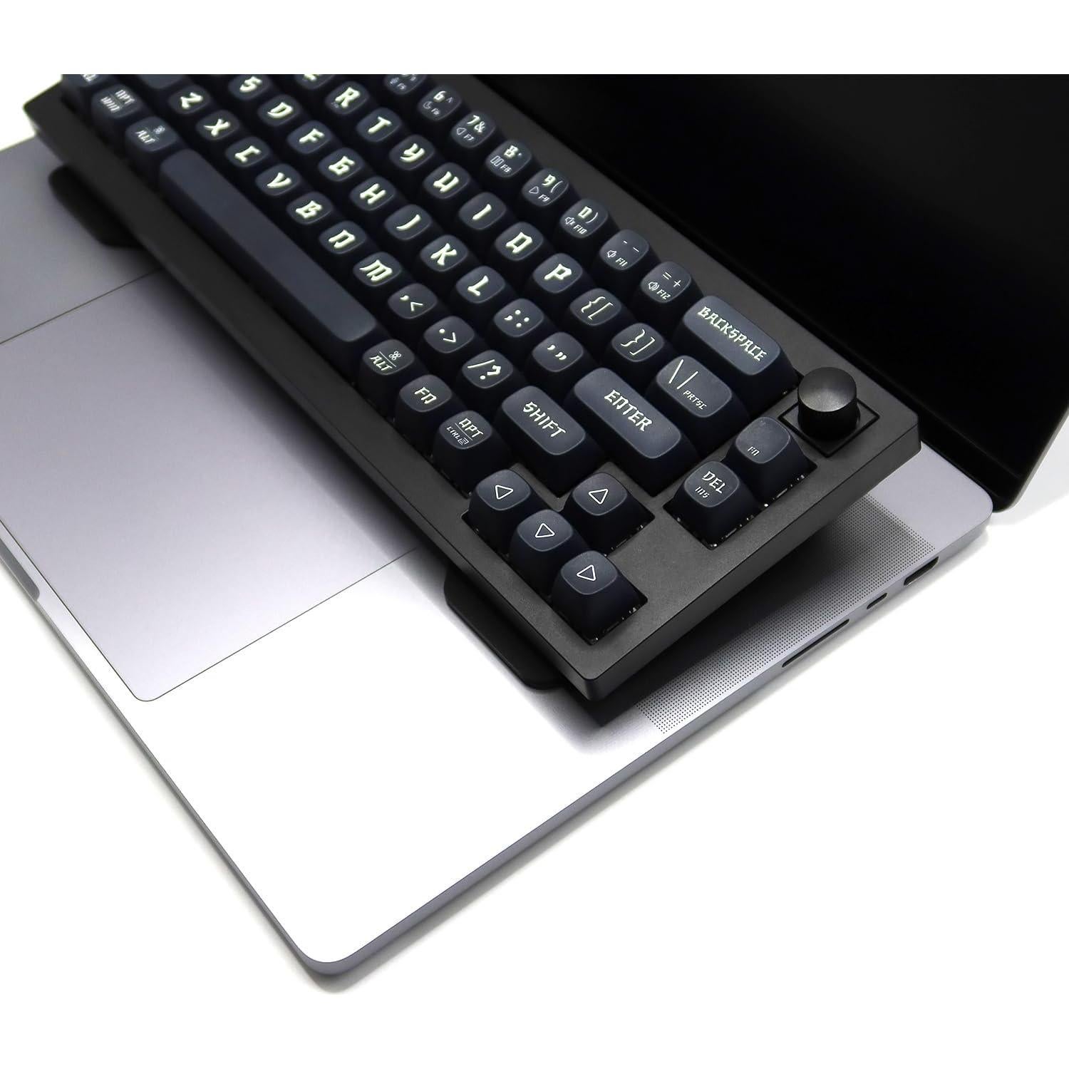 Elevador de Teclado Kado Acrílico Negro Esmerilado 3mm para MacBook