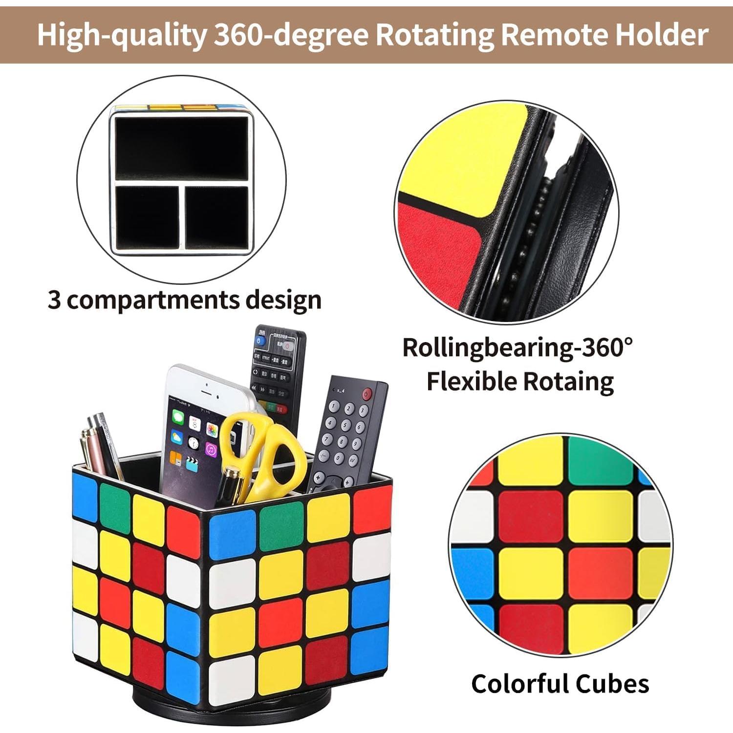 Soporte para Control Remoto YAPISHI Giratorio 360° Cuero PU