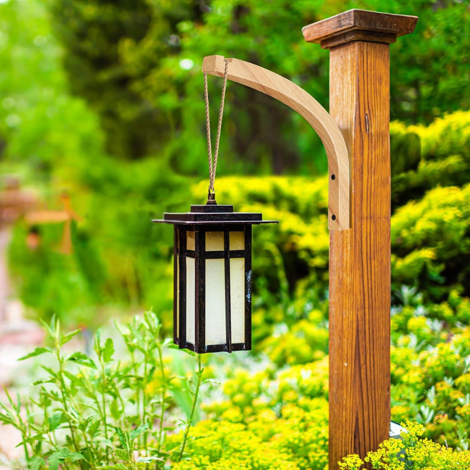 Soporte para Plantas de Madera HCDHAKN 2 Pcs 22 cm